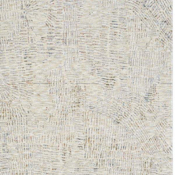 10' x 14' Ivory and Gray Abstract Area Rug