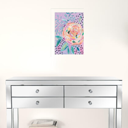 Master The Chaos 3 White Framed Print Wall Art