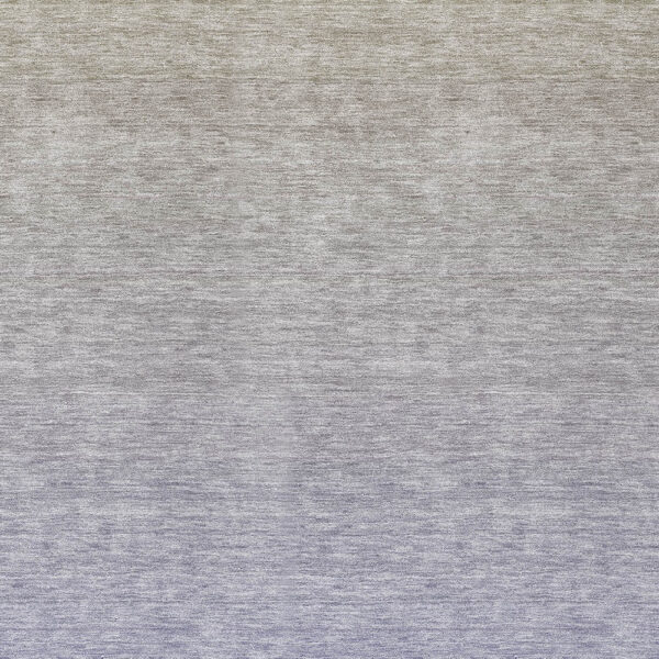 9' X 12' Beige Tan And Blue Ombre Washable Indoor Outdoor Area Rug