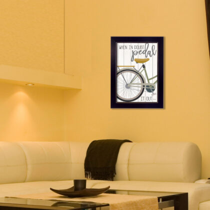 When In Doubt Black Framed Print Wall Art