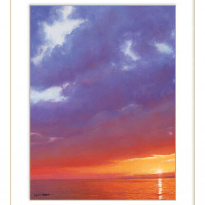 Certain Glow 1 White Framed Print Wall Art
