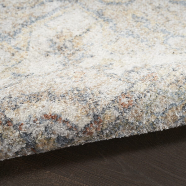 8' X 10' Gray Oriental Power Loom Washable Area Rug