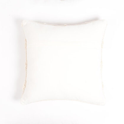 18" X 18" Off White Chevron Cotton Blend Pillow Cover With Texture