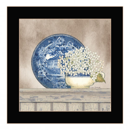 Farmhouse Blues I 1 Black Framed Print Wall Art