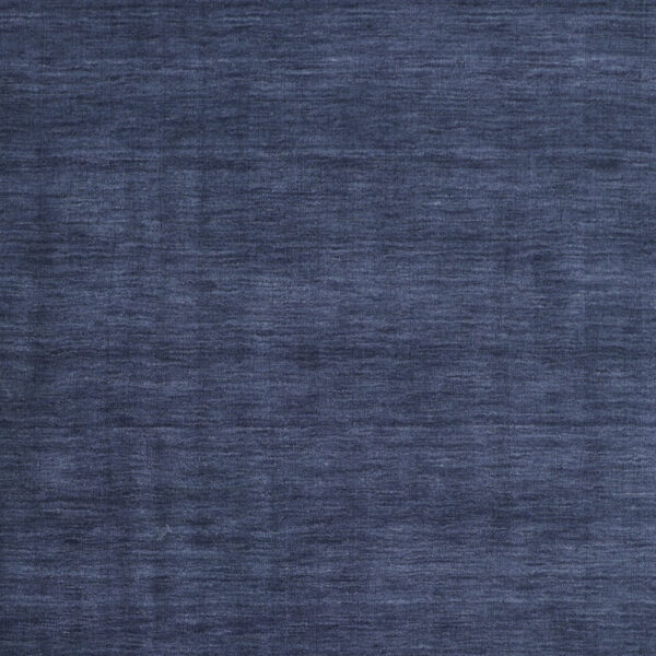 2' X 3' Blue Wool Hand Woven Stain Resistant Area Rug