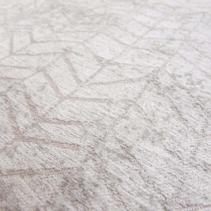 6' X 8' Gray and White Chevron Non Skid Area Rug