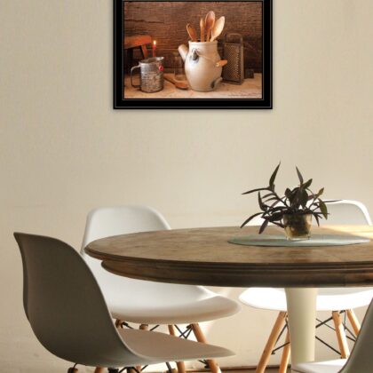 Grandmas Kitchen Tools 3 Black Framed Print Kitchen Wall Art