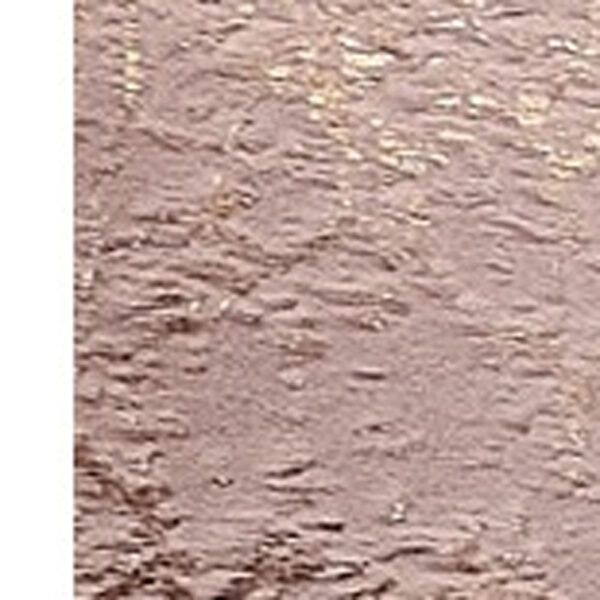 5' x 7' Pink and Gold Faux Fur Abstract Shag Non Skid Area Rug