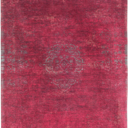 5' x 7' Gray and Pink Medallion Non Skid Area Rug