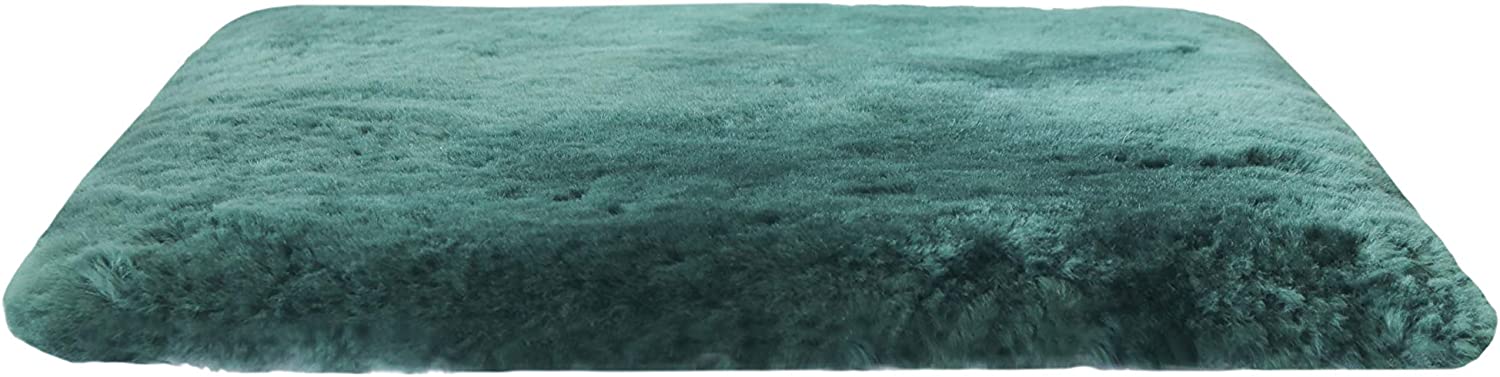 17" Square Natural Green Medical Grade Sheepskin Chair Pad - Image 8