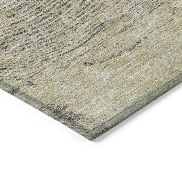 10' X 14' Beige Taupe And Gray Abstract Washable Indoor Outdoor Area Rug