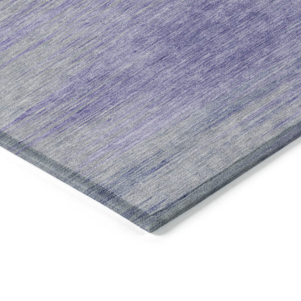10' X 14' Plum And Purple Abstract Washable Indoor Outdoor Area Rug