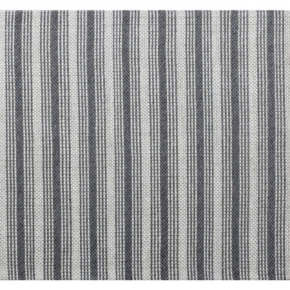 9' x 12' Gray Wool Striped Hand Woven Area Rug