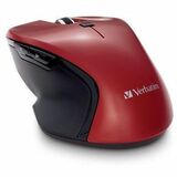 Verbatim Usb-C&Trade Wireless Blue Led Mouse - Red