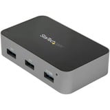 Startechcom 4 Port Usb C Hub with Power Adapter Usb 32 Gen 2 (10gbps) 4x Usb Type a Self Powered Fast Charge Port Mountable