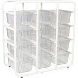 Storex Cubby Bin Storage Rack