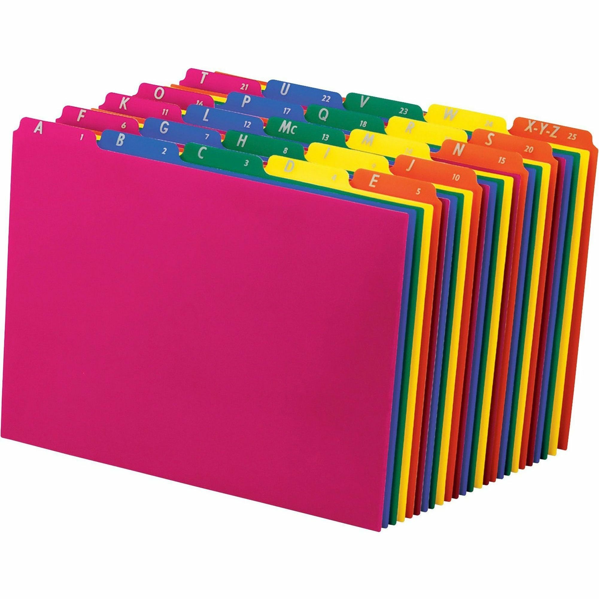 Pendaflex Top Tab Assorted a-Z File Guides