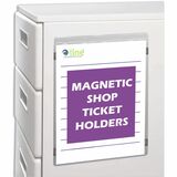 C-Line Magnetic Vinyl Shop Ticket Holders Welded