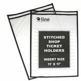C-Line Shop Ticket Holders Stitched