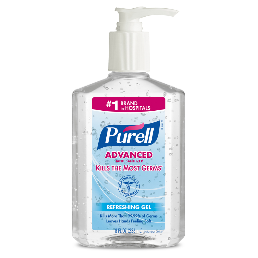 Gojo Purell Instant Hand Sanitizer Pump Dispenser Bottle