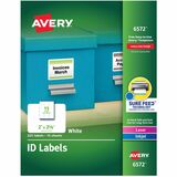 Avery&Reg Laser Inkjet Printer Permanent Id Labels
