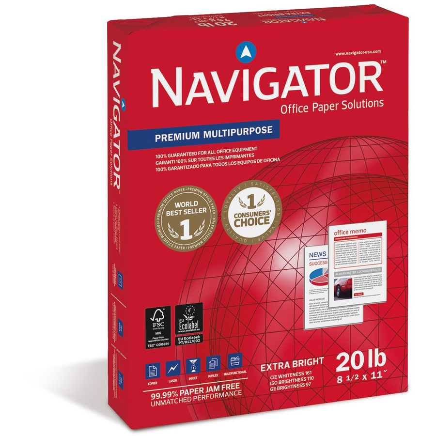Navigator Premium Multipurpose Trusted Performance Paper - Extra Opacity - White