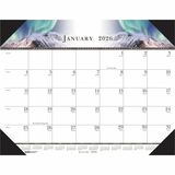 House of Doolittle Recycled Illustrated Desk Pad Calendar