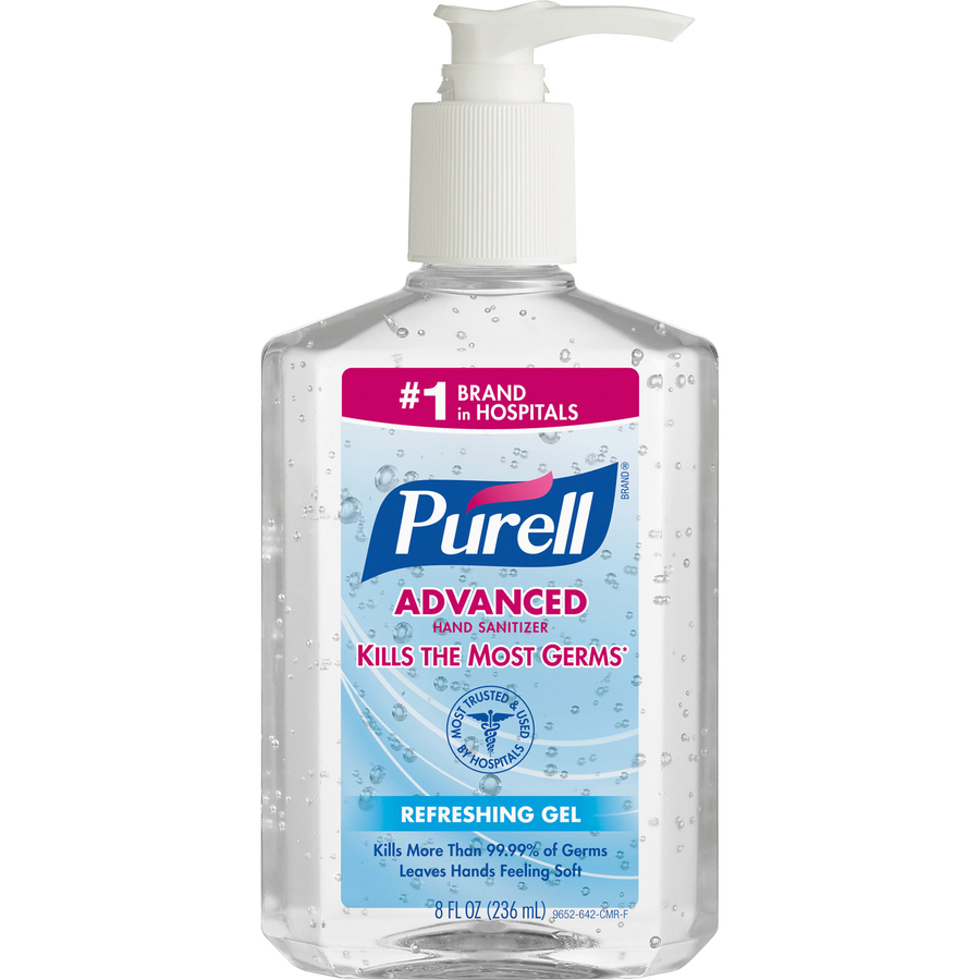 Gojo Purell Instant Hand Sanitizer Pump Dispenser Bottle