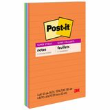 Post-It&Reg Super Sticky Notes - Energy Boost Color Collection