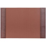 Dacasso Crocodile Embossed Side-Rail Desk Pad