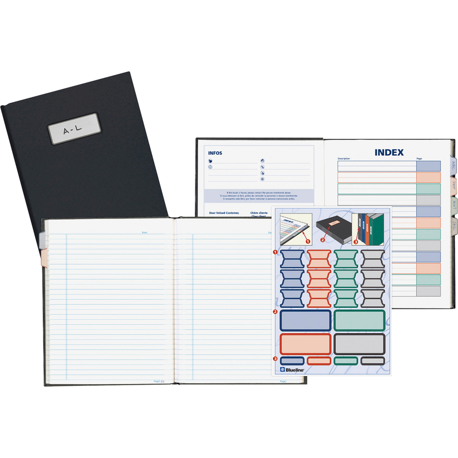Blueline Hardbound Business Books