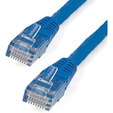 Startechcom 100ft Cat6 Ethernet Cable - Blue Molded Gigabit - 100w Poe Utp 650mhz - Category 6 Patch Cord Ul Certified Wiringtia