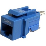 Startechcom Cat5e Modular Keystone Jack Blue - Tool-Less