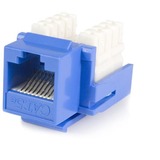 Startechcom Cat5e Rj45 Keystone Jack Blue - 110 Type 110 Type Cat 5 Keystone Jack Ab - Network Connector - Rj-45