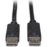 Tripp Lite Displayport Cable with Latching Connectors 4k 60 Hz (Mm) Black 6 Ft (183 M)