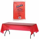 Genuine Joe Plastic Rectangular Table Covers