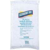 Genuine Joe Plastic Round Tablecovers