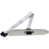 Startechcom 9-Pin Serial to 10-Pin Header Slot Plate - Serial Panel - Db-9 (M) - 10 Pin Idc (F) - 41 Cm