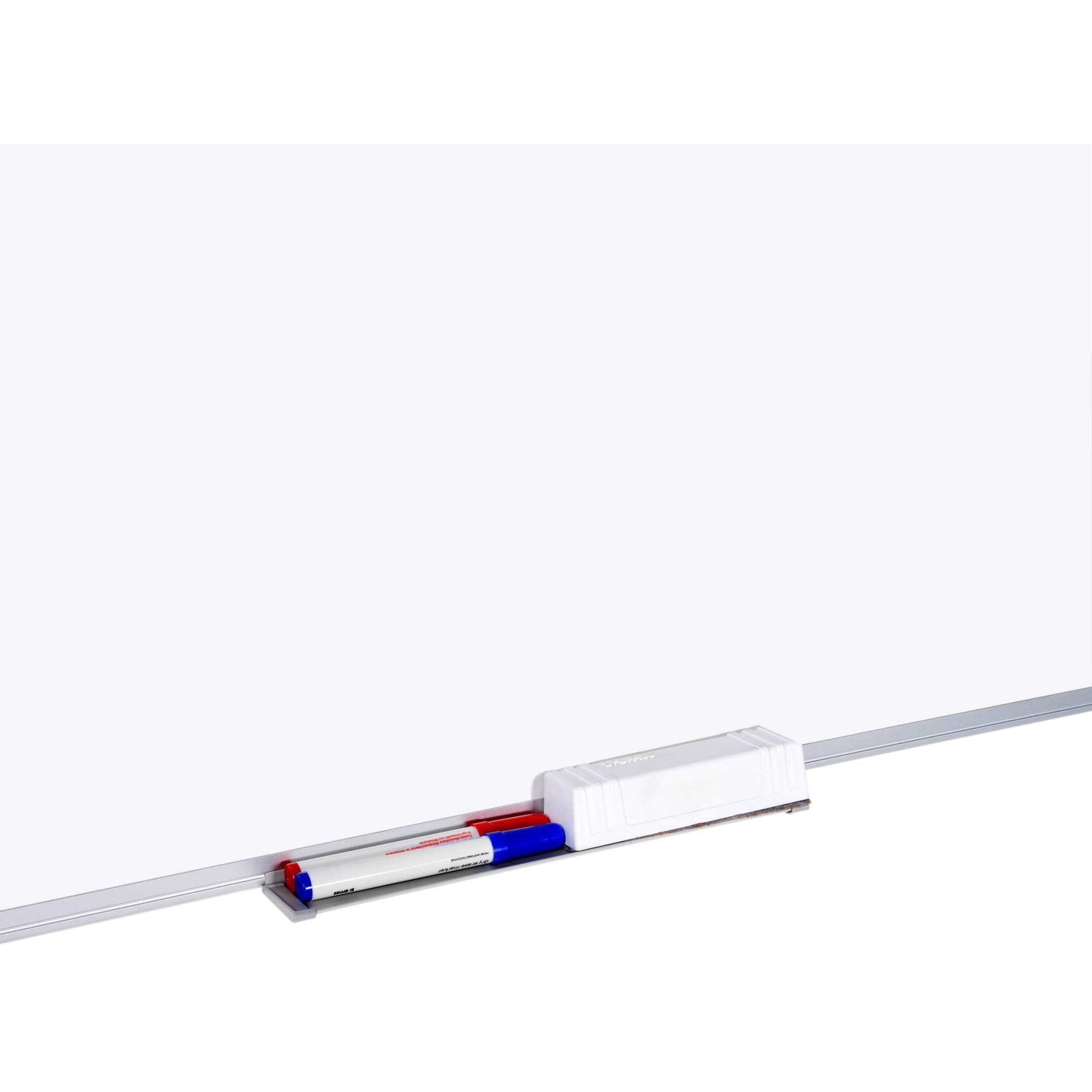 Mastervision Earth Silver Easy-Clean Dry-Erase Board