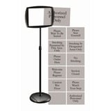 Mastervision Interchangeable Floor Pedestal Sign