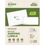 Avery&Reg Ecofriendly Shipping Labels Permanent Adhesive 2 X 4 1000 Labels (48163)