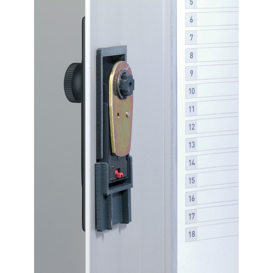 Durable&Reg Brushed Aluminum Combo Lock 72-Key Cabinet