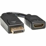 Tripp Lite Displayport to Hdmi Video Adapter Video Converter (Mf) Hdcp Black 6 in (15 Cm)