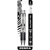 Zebra Pen F-301 Stainless Steel Ballpoint Pens