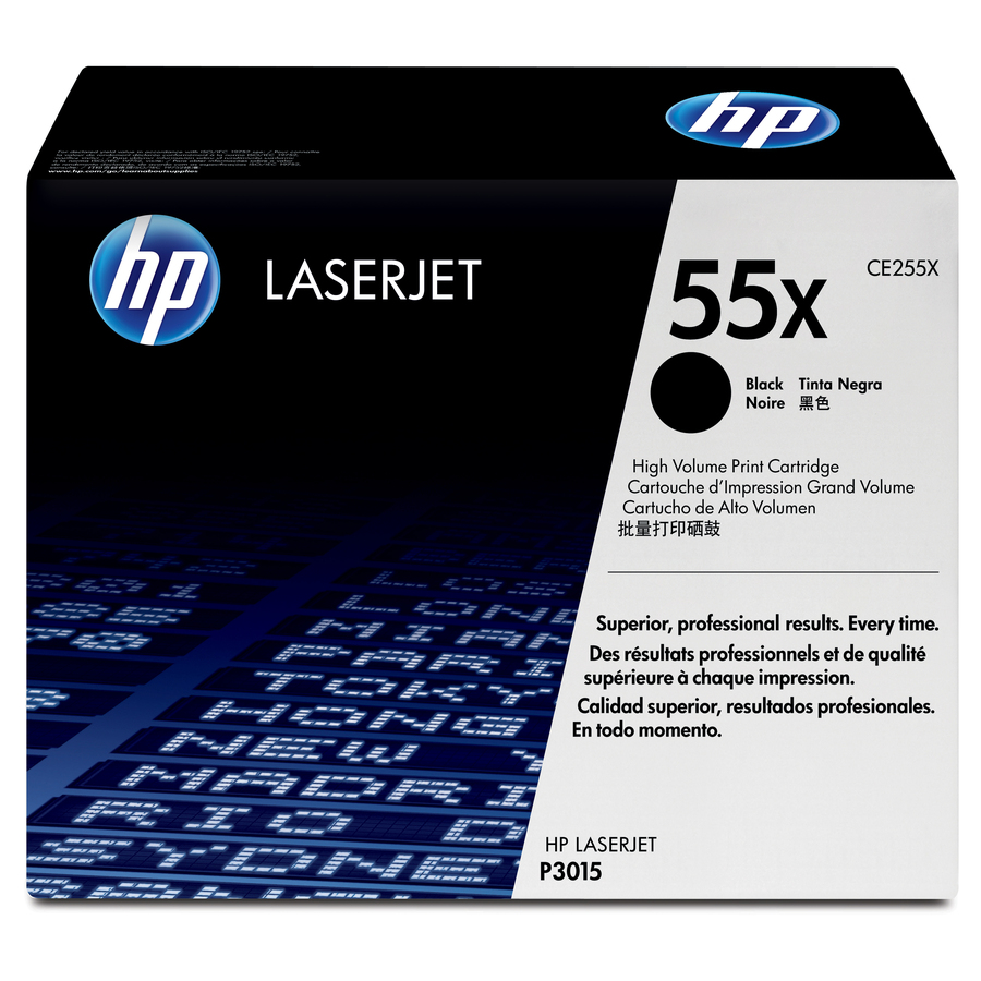 Hp 55x (Ce255x) Original Laser Toner Cartridge - Single Pack - Black - 1 Each