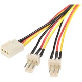 Startechcom Splitter Cable - Tx3 Fan Power - 12in