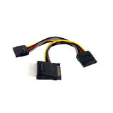 Startechcom Sata to Lp4 with 2x Sata Power Splitter Cable
