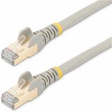 Startechcom 1ft Cat6a Ethernet Cable - 10 Gigabit Category 6a Shielded Snagless 100w Poe Patch Cord - 10gbe Gray Ul Certified Wiringtia