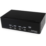 Startechcom 4 Port Dual Dvi Usb Kvm Switch W Audio & Usb Hub