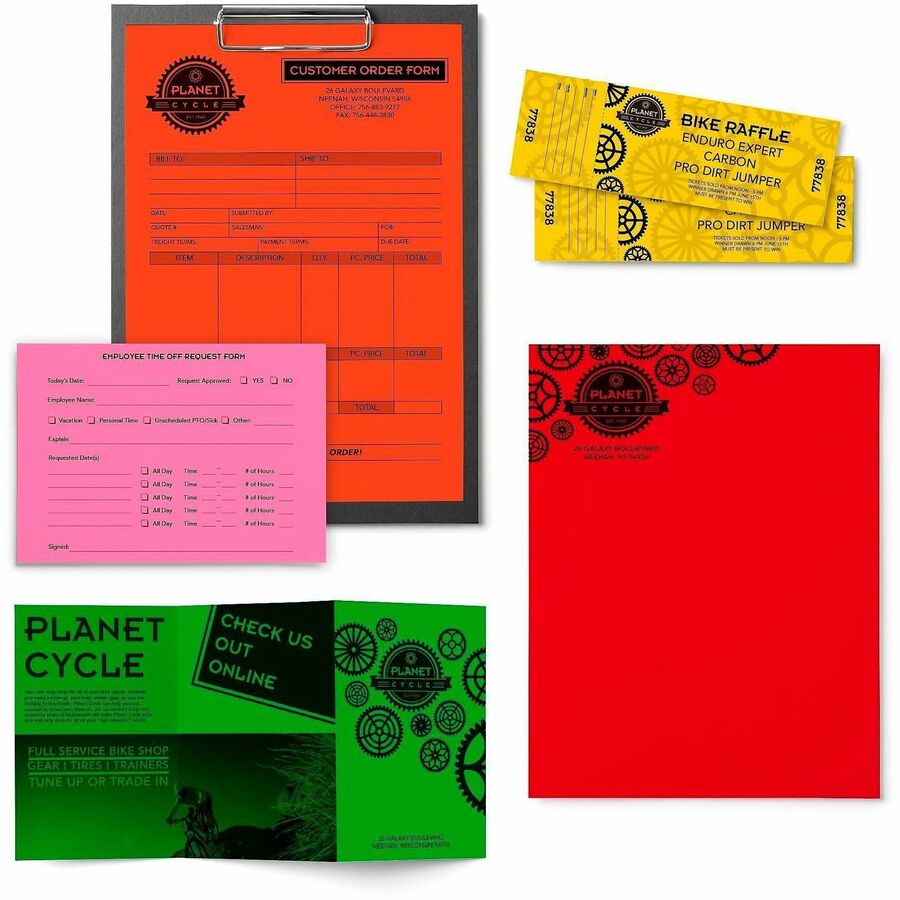 Astrobrights Color Copy Paper Vintage 5 Assorted Colours